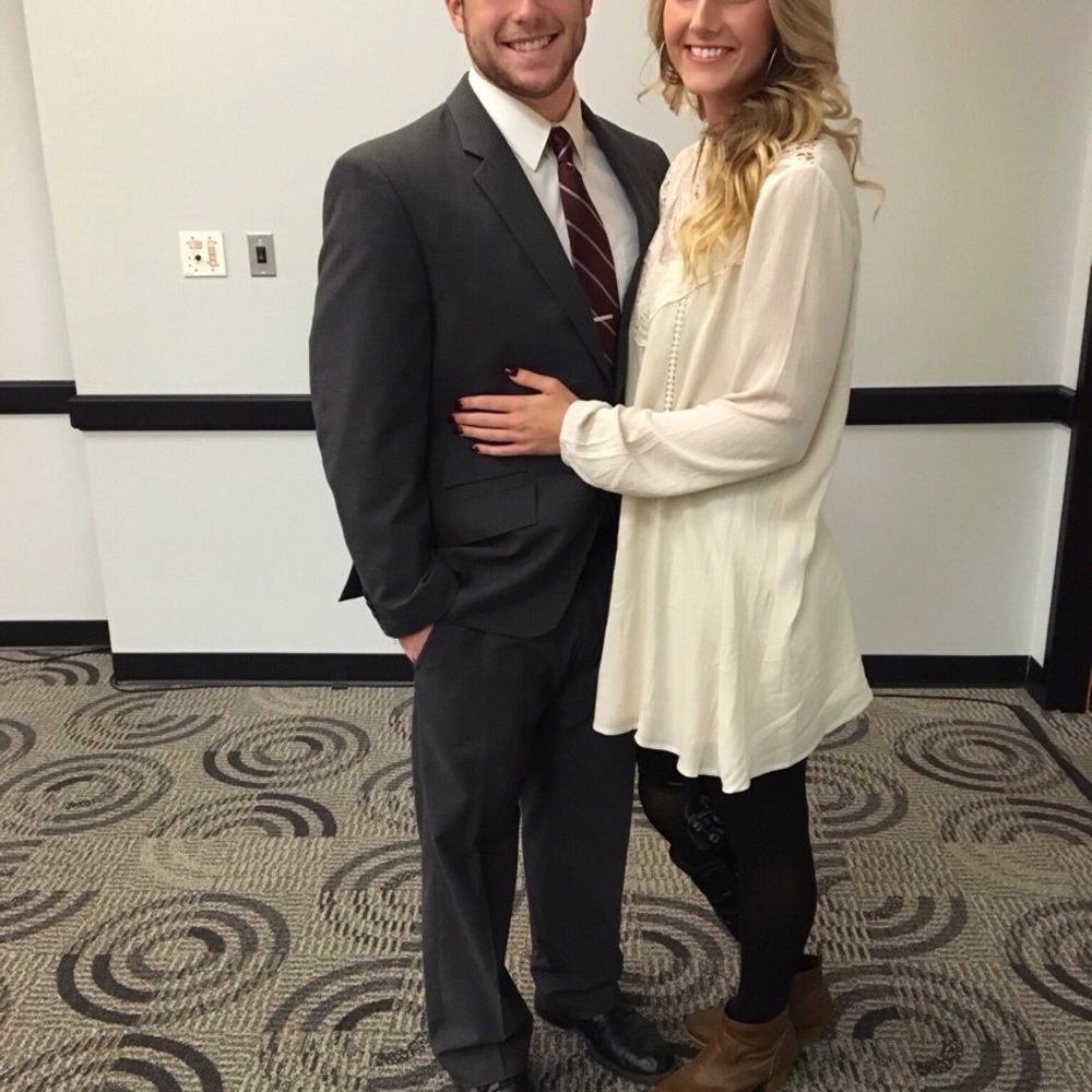 Tan long sleeve dress